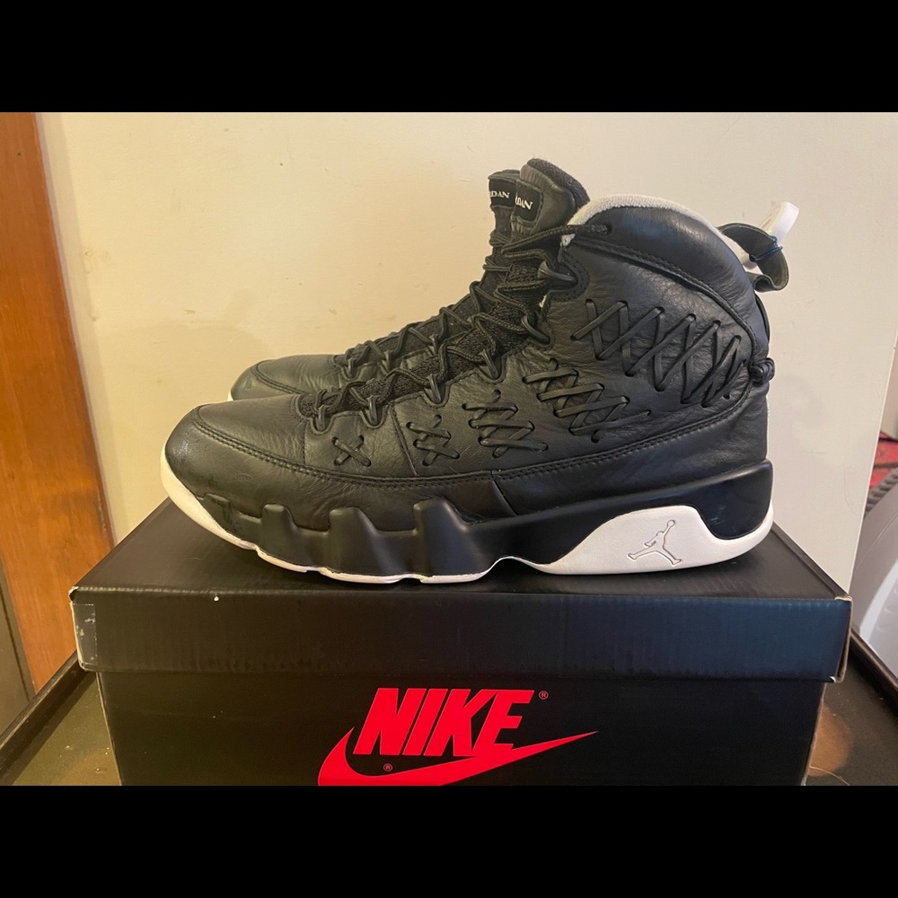 Jordan 9 Pinnacle Baseball Black (2017) Size 10.5